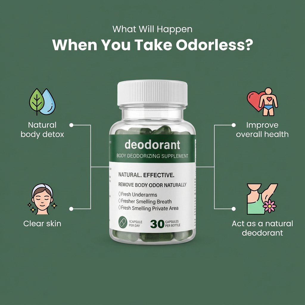 OdorLess Body Deodorizing Capsules